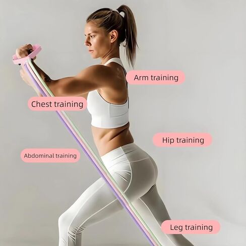 17PCS Exercise Bands Resistance Bands Set, Resistance Bands with Handles for Working Out & Physical Therapy,Bandas De Resistencia para Hacer Ejercicio,Figure 8 Exercise Bands(125 LBS) in Saudi Arabia