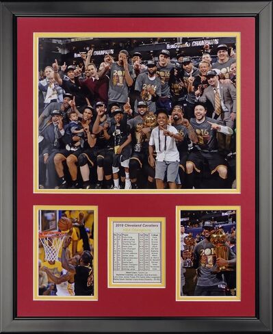Legends Never Die Cleveland Cavaliers 2016 NBA Champions Podium Photo Photo Collage ، 16 × 20 بوصة ، (19967U) in Saudi Arabia