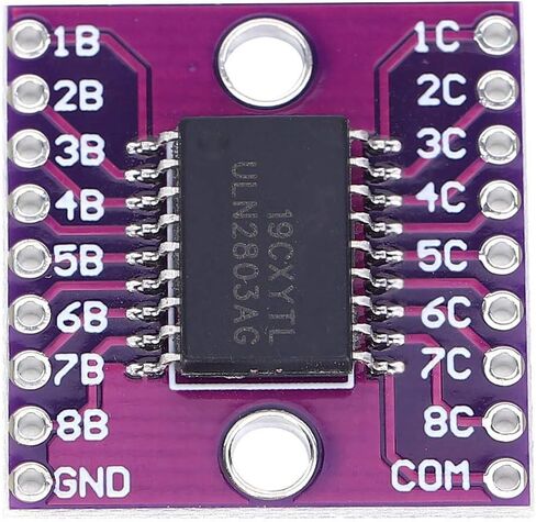 2PCs Darlington Transistor Arrays Module ULN2803A Industrial Electrical Accessory in Saudi Arabia
