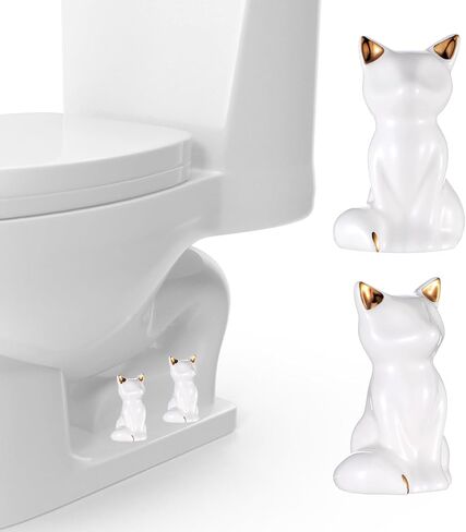 2pack تواليت أغطية الترباس ، أغطية مرحاض للسيراميك أغطية مراحيض كيت جميلة غطاء غطاء المسمار ، والحيوانات الممتعة بأدوات ذات طابع للمرحاض تغطية البراغي in Kuwait