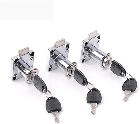 Cabinet Drawer Lock 22 32 38mm for Gym Locker School Desk Mail Box DIY Furniture Hardware MMS385 A 1Pcs(22mm Black) in Saudi Arabia