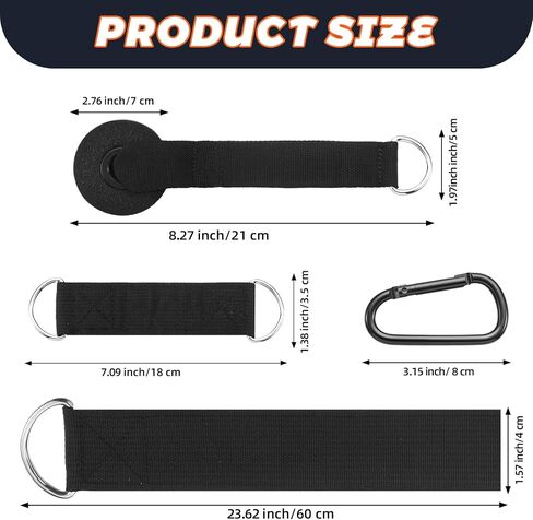 Soulchen Door Anchor with Exercise Band for Resistance Bands, Universal Anchoring System for Indoor, Outdoor, Resistance Band Door Anchor for Workouts, Strength Training for Men, Women in Saudi Arabia