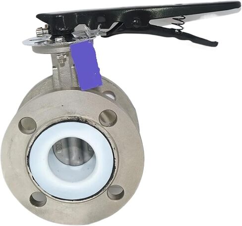 DF810-BF Stainless Steel Series Flanged Type Soft Sealing Center Lined Butterfly Valve in Saudi Arabia