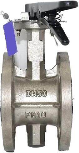 DF810-BF Stainless Steel Series Flanged Type Soft Sealing Center Lined Butterfly Valve in Saudi Arabia