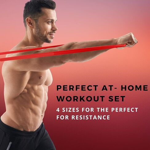 Rubberbanditz Combo Pull Up Assist Bands | Heavy Duty Resistance Exercise Bands for Powerlifting, Mobility, and Stretching | Resistance Bands for Working Out in Kuwait