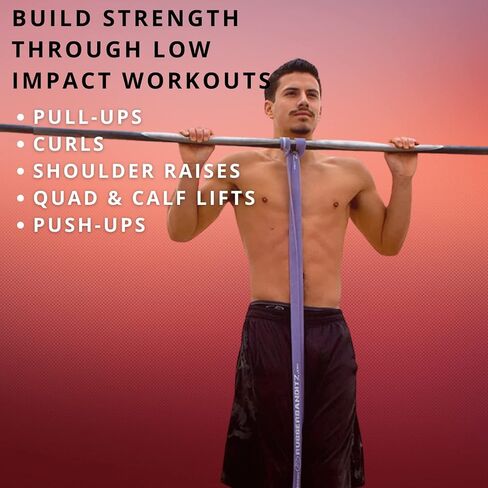 Rubberbanditz Combo Pull Up Assist Bands | Heavy Duty Resistance Exercise Bands for Powerlifting, Mobility, and Stretching | Resistance Bands for Working Out in Kuwait