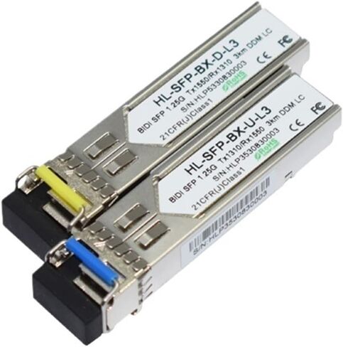 ألياف واحدة 1G WDM 1.25G 1310NM/1550NM 3km/20km/40km DOM SFP (موصل SC 20km) in Saudi Arabia