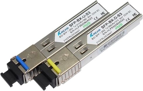Single Core Fiber LC/SC 1G 1000BASE-BX 1.25G 1310nm/1550nm 3km WDM SFP(LC) in Saudi Arabia