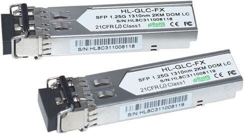 Optical Modules 1.25G 2KM SFP 1310nm 1000BASE-SFP Transceiver Duplex LC(5 pcs) in Saudi Arabia