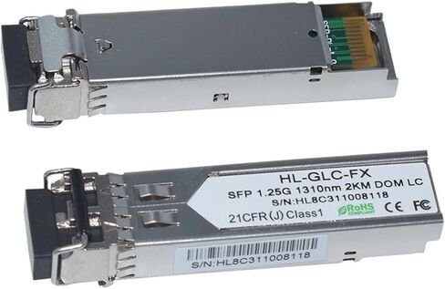 Optical Modules 1.25G 2KM SFP 1310nm 1000BASE-SFP Transceiver Duplex LC(5 pcs) in Saudi Arabia