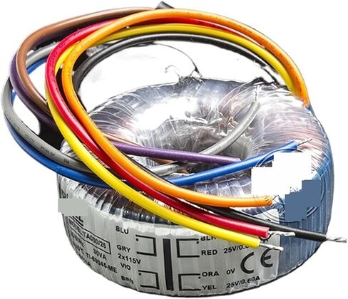 1pcs 50W Dual 9V, Dual 15V, Dual 12V, Dual 18V, Dual 25V Open toroidal Transformers Input Voltage: 0V-115V 2(Dual 25V) in Saudi Arabia