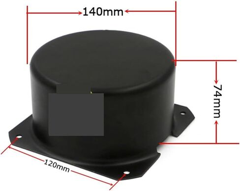 1pcs 140 * 74mm Toroidal Power Transformer Cover Magnetic Field Shielding Case 200W 300W 500W Audio Amplifier Chassis Shell in Saudi Arabia