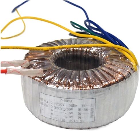 1pcs 90W Pure Copper toroidal Transformer 0-220-250V 6.3V 7.5V Tube Amplifier pre-Stage Transformer DC Filament in Saudi Arabia