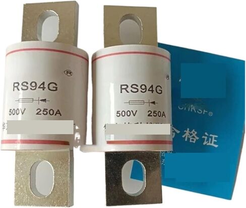 1pcs Round Tube Bolt Type Quick Fuse RS94G 500V 125A 150A 160A 250A Fuse Core(250A) in Saudi Arabia