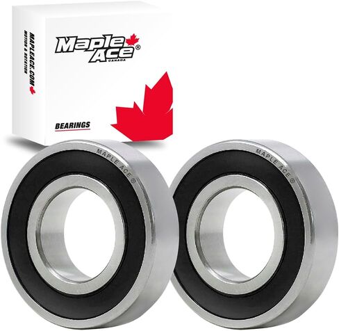 Maple Ace 6201-8-2RS Ball Ball Rubber مختوم 1/2 "× 32 مم × 10 مم 6201 1/2" 2RS (2pcs) in Saudi Arabia