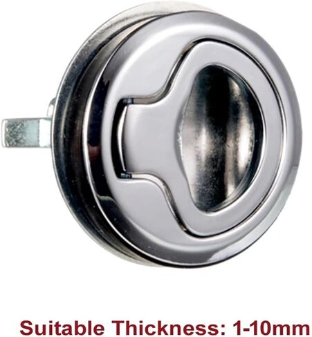 قفل مقبض خزانة لخزانة مربع تخزين مربع مربع الشاحنة Truck Trunk Trunk Hardware الصناعي MS544 H 1PCS in Kuwait