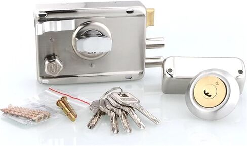 قفل باب Deadbolt مع مفاتيح Gate Office Women Women Door Door Home Security DIY MS413 A 1PCs (مع إطار يمين) in Saudi Arabia