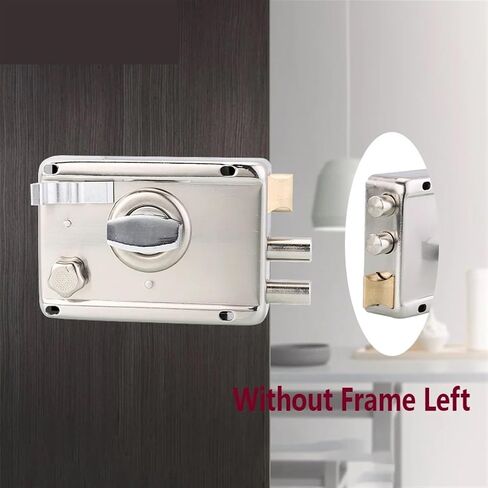 قفل باب Deadbolt مع مفاتيح Gate Office Women Women Door Door Home Security DIY MS413 A 1PCs (مع إطار يمين) in Saudi Arabia