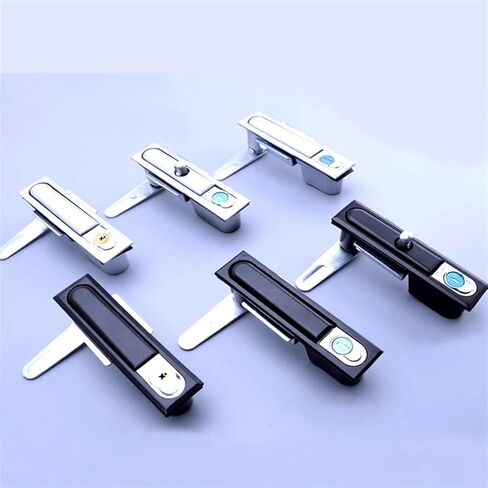 قفل مقبض مجلس الوزراء لقطار باب شاحنة حافلة الخزانة الكهربائية 32mmx142mm MMS214 GG 1PCS (C) in Saudi Arabia