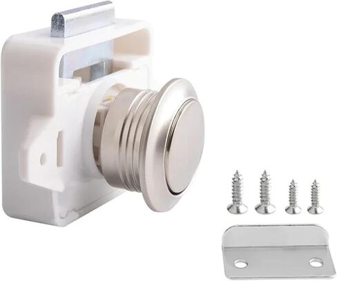 قم بضغط قفل خزانة الأزرار لسيارة الإسعاف RV Caravan Motorboard Furniture Locks Latch ZS02 A 1PCS (1 PCS BG) in Saudi Arabia