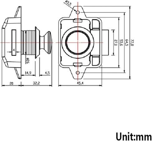 قم بضغط قفل خزانة الأزرار لسيارة الإسعاف RV Caravan Motorboard Furniture Locks Latch ZS02 A 1PCS (1 PCS BG) in Saudi Arabia