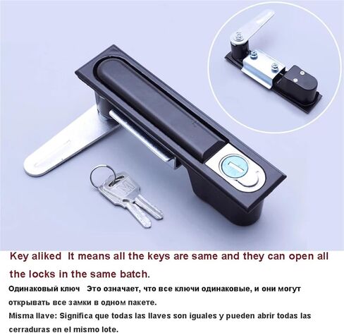 قفل مقبض مجلس الوزراء لقطار باب شاحنة حافلة الخزانة الكهربائية 32mmx142mm MMS214 GG 1PCS (C) in Saudi Arabia