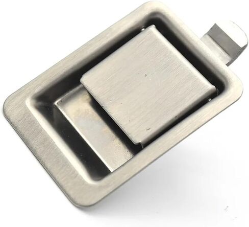 304 Stainless Truck Trunk Cabinet Lock Pickup Yacht Boat Cupboard Accessories Bus Handle MS220 D 1Pcs(Curved Piece) in Saudi Arabia