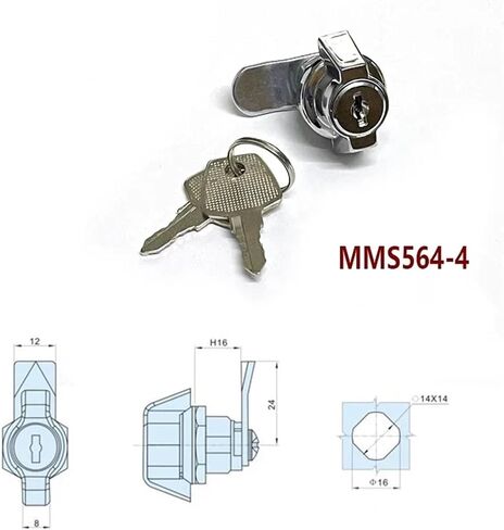 Handle Cabinet Cam Lock for Storage-Box Jewelry Case Mail Box Electronic File Cabinet Office Product Industry MS564 H 1Pcs(MMS564-2) in Kuwait