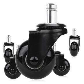 5Pcs Replacement Chair Caster Wheels 2 Inch Heavy Duty Wheels with Plug-in Stem 7/16 X 7/8 Inch in Saudi Arabia