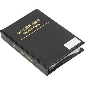 دقة عالية 8500pcs كتاب SMD المقاوم المقاوم كتاب العينة ، 170 أنواع مقاومات رقاقة 0402 ، كتاب صندوق SMT Pack المنظم المحمولة ، مجموعة تشويش مقاوم الرقاقة للتنمية الإلكترونية in Saudi Arabia