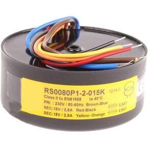 1PCS 80VA 80W Toroidal Circular Transformer 230V الثانوية 0-15V 0-15V (Double 12V) in Saudi Arabia