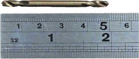 Lot of (100) 1/8" HSS Double End Drill Bits Full Grounded Titanium in Saudi Arabia