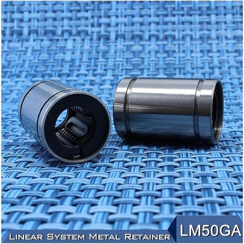 محمل خطي 1 PC LM50GA 50mm LM50 GA محامل الكرة الخطية 50 × 80X100MM CNC الصلب المعدني الصلب التجني in Saudi Arabia