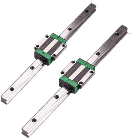 Professional 2PCS HGR20 HGR15 Square Linear Guide Rail+4PCS Slide Bolk Block HGH15CA HGW15CA HGH20CA HGW20CA in Saudi Arabia