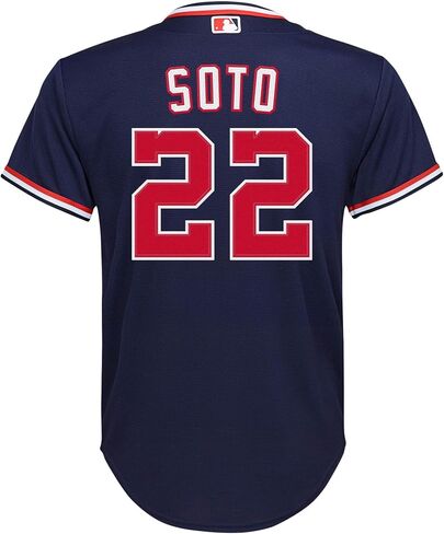 Outerstuff Juan Soto Washington Nationals #22 MLB Kids Youth 4-20 Navy Alternate Player Jersey in Saudi Arabia