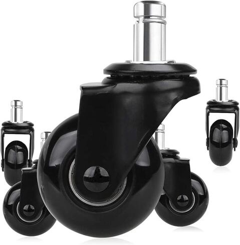 5pcs استبدال العجلات Caster Caster عجلات ثقيلة 2 بوصة مع ساق المكونات 7/16 × 7/8 بوصة in Saudi Arabia
