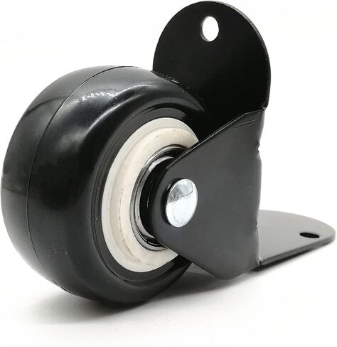 4Pcs L-Shaped Bracket Casters Wheels Furniture Caster with Screws 120kg Load Capacity in Saudi Arabia