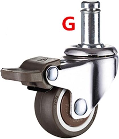 4pcs 1.5 بوصة TPE 8x20mm Ultra Quiet Rubber Wheel Brake Brake Furniture Brake (A15 و C15) in Saudi Arabia