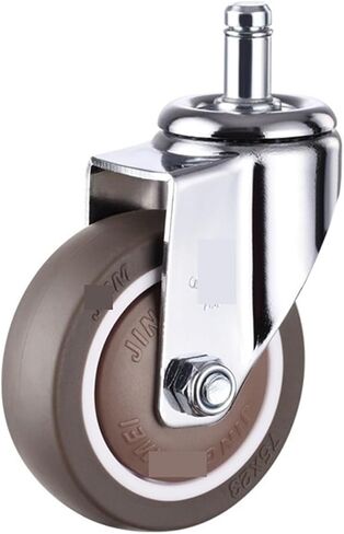 2pcs 2/2.5 TPR Wheels Heavy Duty with Dual Casters with Brake No Noise Lockable Wheels in Saudi Arabia