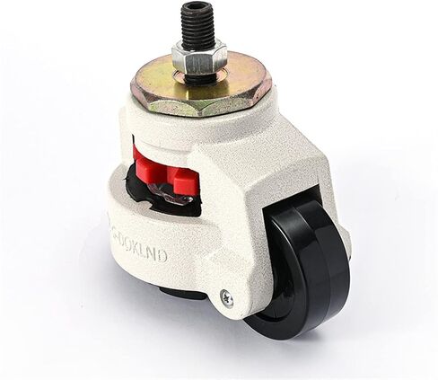 4pcs GD-40S-3/8 عجلة نايلون و NBR PAD التسوية العجلات 220 رطلا مثبتة مع تصاعد M8 in Saudi Arabia