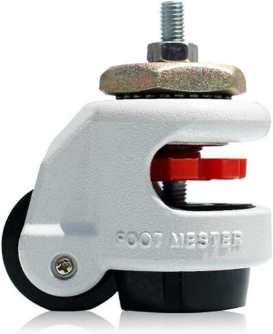 4pcs GD-40S-3/8 عجلة نايلون و NBR PAD التسوية العجلات 220 رطلا مثبتة مع تصاعد M8 in Saudi Arabia