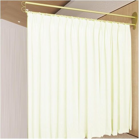 Privacy Partition Curtains, U-Shape Room Divider, Metal Support Wall Mounted Curtains, Flat Hooks Medical Curtain for Fitting Room Beauty Salon Bedroom (Color : Purple+W in Kuwait