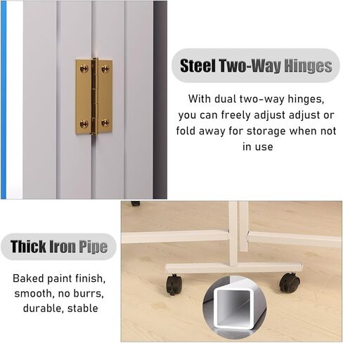 تقسيم غرفة شاشة الخصوصية الطبية ذات 4 لوحات من 4 لوحات ، وارد/صالون جمال/قاعة صحية تقسيم الباب الدائم ، وإطار الحديد القابل للطي in Kuwait