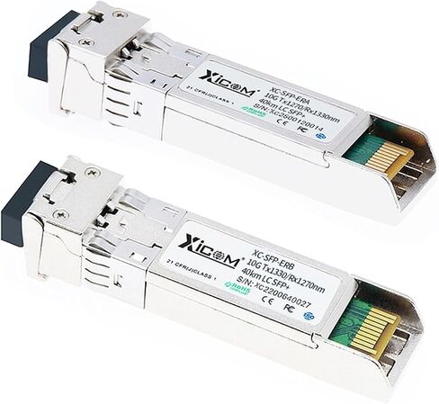 10G 40km SFP MODULE WDM SFP+ MOTRESEIVER البصرية وحدة الألياف البصرية 1270NM/1330NM LC SIMPLEX الألياف SFP (زوج واحد) in Saudi Arabia