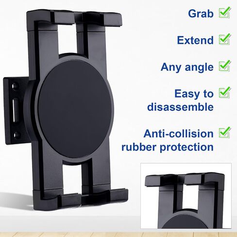 BOXOB Skateboard Deck Wall Mount, 360-Degree Rotating Skateboard Wall Hanger Stand Floating Snowboard Holder Shelf Horizontal Skate Deck Display Rack for Skateboarder Collector in Saudi Arabia