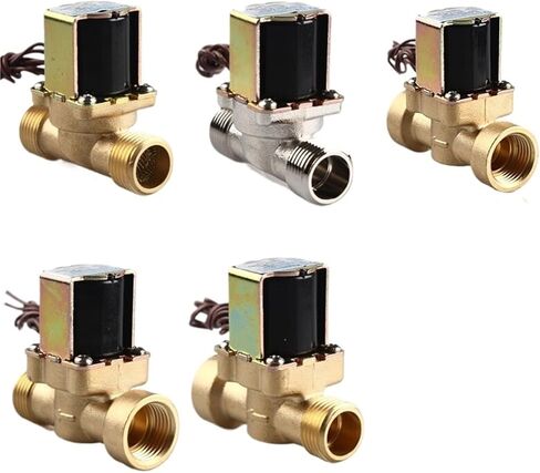 1/2 '' 3/4 "عادةً ما يكون صمام الملف اللولبي الكهربائي النحاسي مغلق 12V 24V 220V مفتاح تدفق مدخل الماء لصمام سخان المياه الشمسية (220VAC_FEMALE في الذكور خارج) in Kuwait