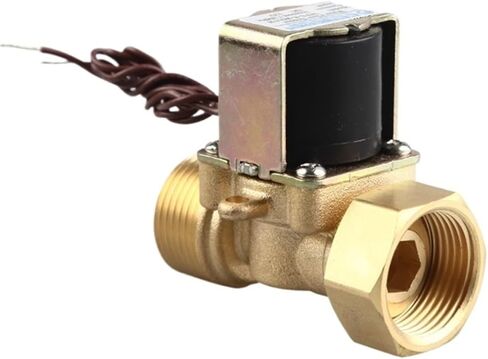 1/2 '' 3/4 "عادةً ما يكون صمام الملف اللولبي الكهربائي النحاسي مغلق 12V 24V 220V مفتاح تدفق مدخل الماء لصمام سخان المياه الشمسية (220VAC_FEMALE في الذكور خارج) in Kuwait