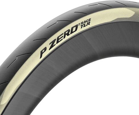 Pirelli P Zero Race TLR Performance Bike Tire - Color Edition, Lightweight, Road/Race Tubeless Ready Clincher, Speed & Grip, Superior Puncture Protect, (1) Tire, 3 Color Label Options / 700c Sizes in Saudi Arabia