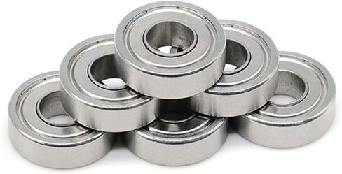 698ZZ Bearing 8x19x6mm Miniature 698z Ball Bearings 10pcs (10p696open 4x11x4) in Saudi Arabia