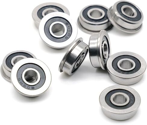 F6800 RS 2RS LF-1910RS Flanged Flange Deep Groove Ball Bearings 10x19x5mm 5Pcs(5PMF148RS 8X14X4) in Saudi Arabia